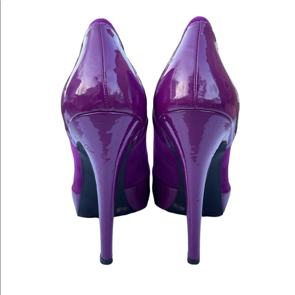 BCBGeneration Purple Heels Size 8 - Picture 2 of 11